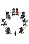 Connect 3 Bebek Arabası Black-Olive Travel Set Cabriofix Black - Baby Baby Bebek Mağazaları