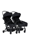 Connect³ İkiz Bebek Arabası / Black - Black & Yan Düzenleyici Çanta Hediyeli