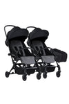 Connect³ İkiz Bebek Arabası / Black - Grey Melange & Yan Düzenleyici Çanta Hediyeli