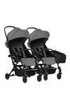 Connect³ İkiz Bebek Arabası / Black - Grey & Yan Düzenleyici Çanta Hediyeli