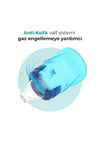 Damlatmaz Eğitici Kulplu Bardak, 160 Ml, Mavi, 6 Ay , 1 Adet