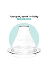 Damlatmaz Eğitici Kulplu Bardak, 160 Ml, Mavi, 6 Ay , 1 Adet