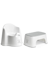 Eğitici Koltuk Oturak & Safe Step Banyo Basamağı / White Grey