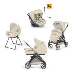Electa Element Organik O¨zel Seri Bebek Arabası ve Darwin Recline Ana Kucaklı, Portbebeli, Stantlı 4'lü Sistem