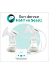 Elektrikli USB Çiftli Göğüs Pompası 250 ml | 20 Kademe Ayarı