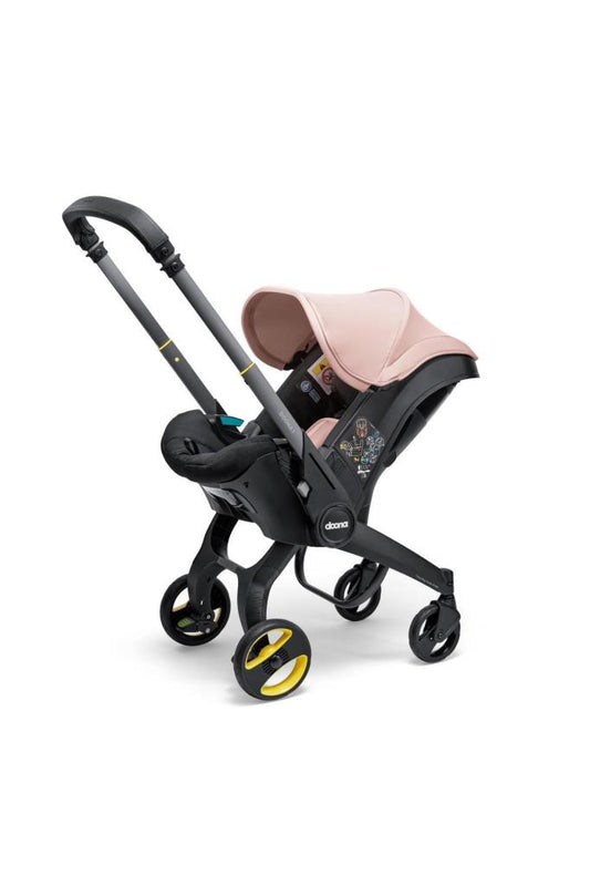 İ Bebek Arabasına Dönüşen Tekerlekli gr 0 Ana Kucağı Oto Koltuğu Blush Pink