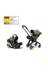 İ Bebek Arabasına Dönüşen Tekerlekli gr 0 Ana Kucağı Oto Koltuğu - Desert Green