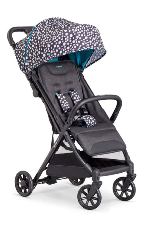 Inglesina Quid 2+ Tek El Tek Hamle ile Katlanıp Açılan Kabin Boy Bebek Arabası Özel Koleksiyon - Polka Black