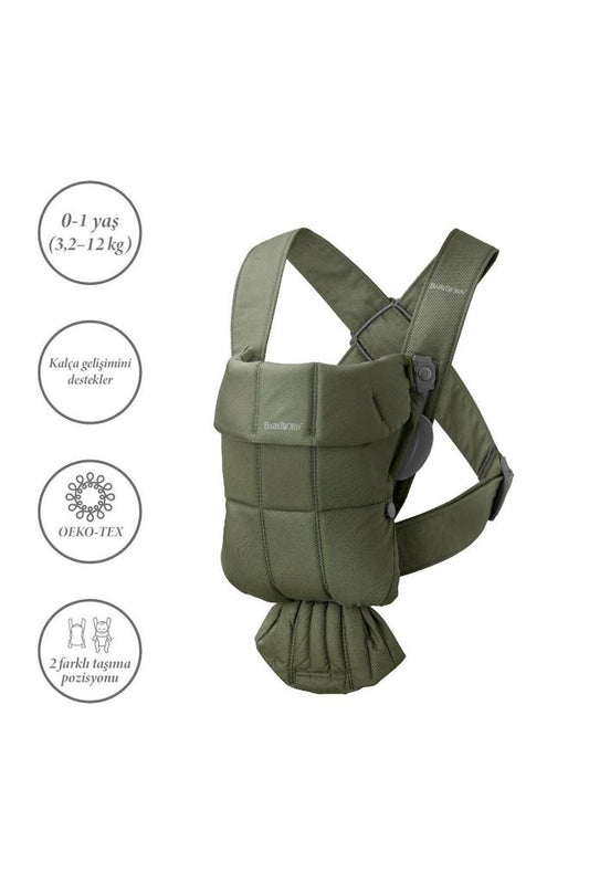 Kanguru Mini 3D Cotton / Dark Green