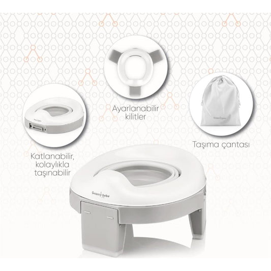 Katlanabilir Seyahat Çocuk Tuvaleti