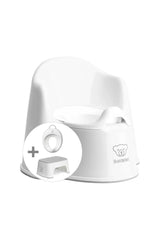 Koltuk Oturak & Klozet Adaptörü & Banyo Basamağı Tuvalet Eğitimi Seti / White