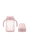 Kulplu Akıtmaz Eğitici Bardak Powder Pink 270 ml & Anti Kolik Bardak Ucu