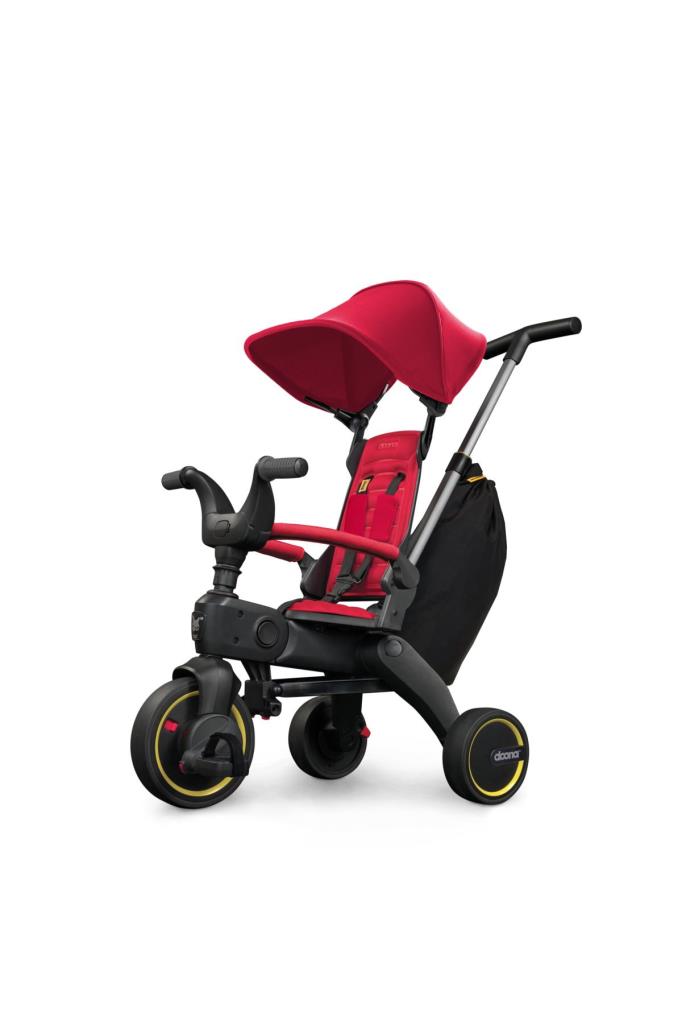 Liki Trike Tek Parça Katlanır 3 Tekerlekli Bebek Bisikleti S3 - Flame Red