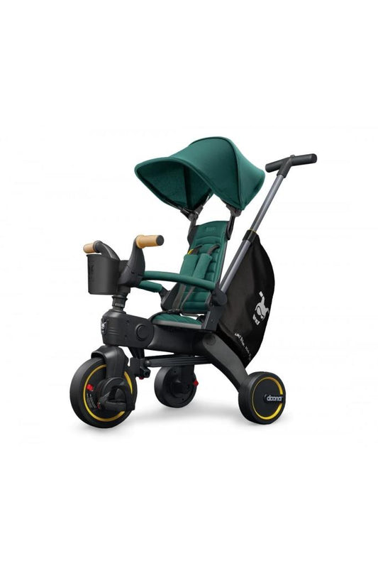 Liki Trike Tek Parça Katlanır 3 Tekerlekli Bebek Bisikleti S5 - Racing Green