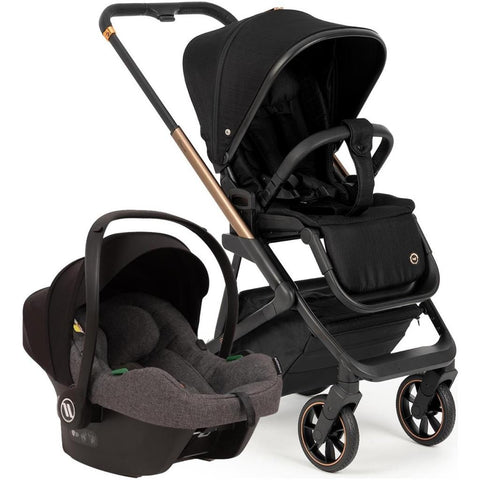 Nanofold 3 Grey Cosmo Travel Sistem Bebek Arabası Black Gold