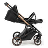 Nanofold 3 Grey Cosmo Travel Sistem Bebek Arabası Black Gold