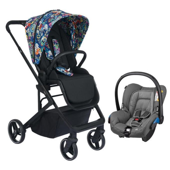 Neo 2 Multicolor Concrete Grey Travel Sistem Bebek Arabası - Baby Baby Bebek Mağazaları