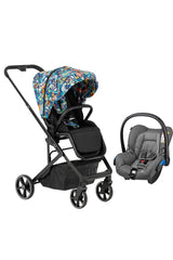 Neo 2 Multicolor Concrete Grey Travel Sistem Bebek Arabası