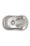 OkBaby Onda Banyo Küveti & Bebek Duşu & Doğal Banyo Süngeri No.10 / A.Gri
