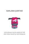T1 3’ü 1 Arada Oturaklı ve Çantalı Çocuk Scooterı (15 Ay - 5 Yaş) - Pink