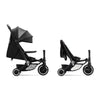 Traveler Hepsi Bir Arada Aktif Kabin Boy Bebek Arabası ve Bisiklet (6 Ay – 4 Yaş) - Onyx Black