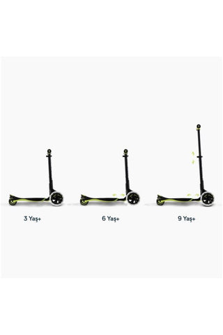 Xtend 3 Aşamalı Büyüyebilen Çocuk Scooterı (3-12 Yaş) - Lime